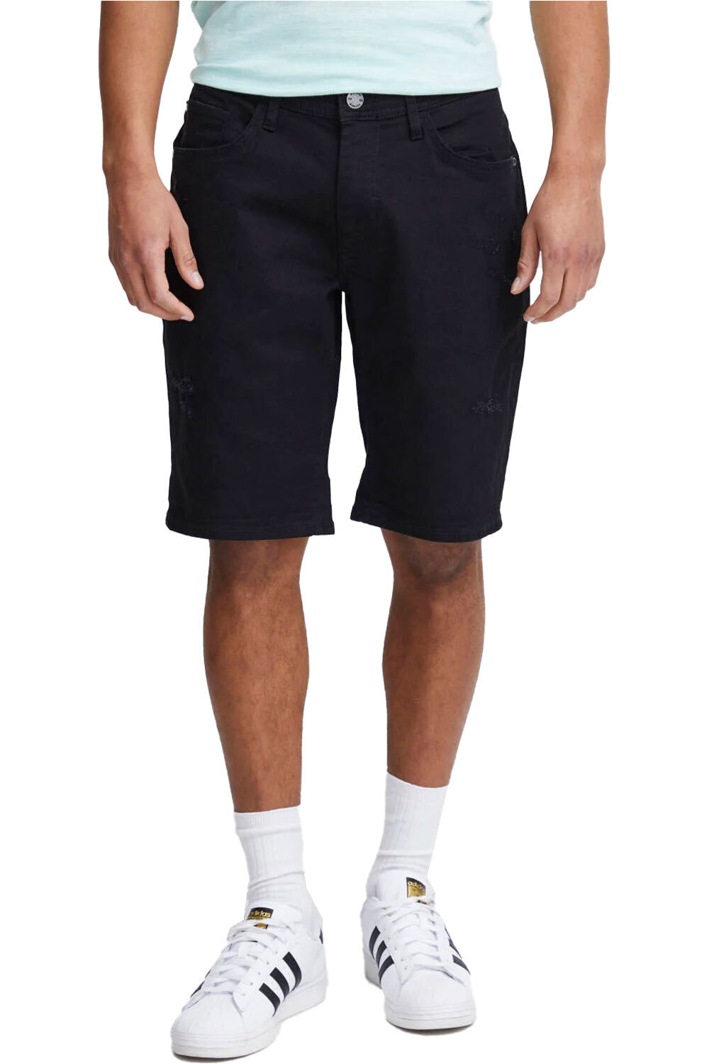 Blend bermudas hombre Denim Shorts jeans vista frontal