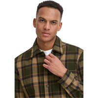 Blend camisa manga larga hombre overshirt vista detalle