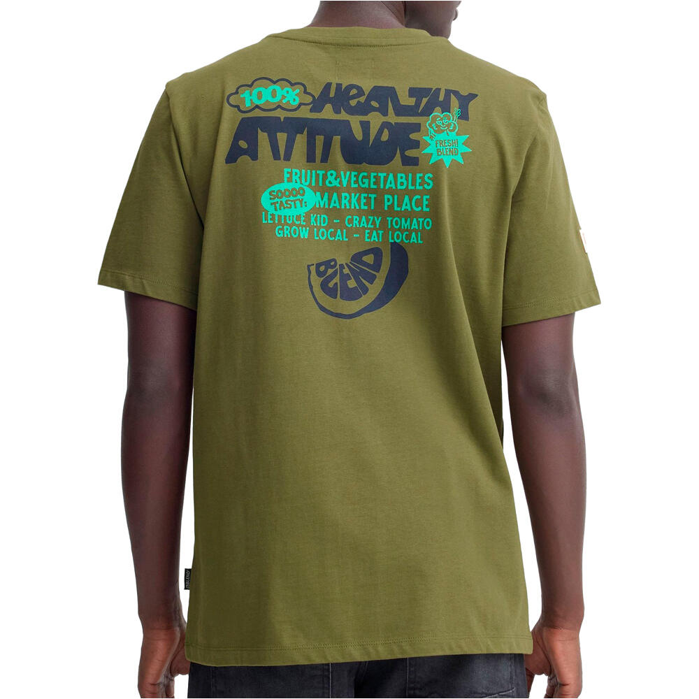 Blend camiseta manga corta hombre BHSun watermelon tee vista trasera