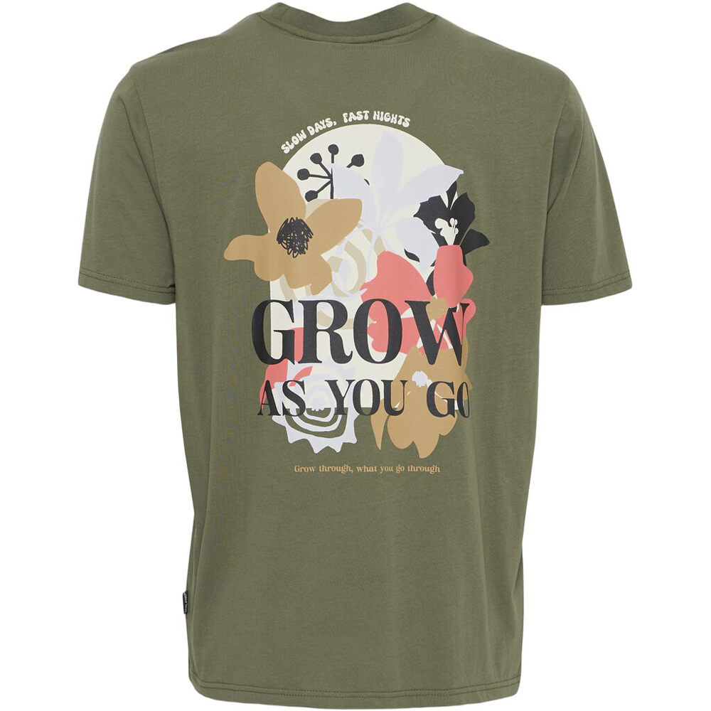 Blend camiseta manga corta hombre flor back tee 03