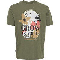 Blend camiseta manga corta hombre flor back tee 03