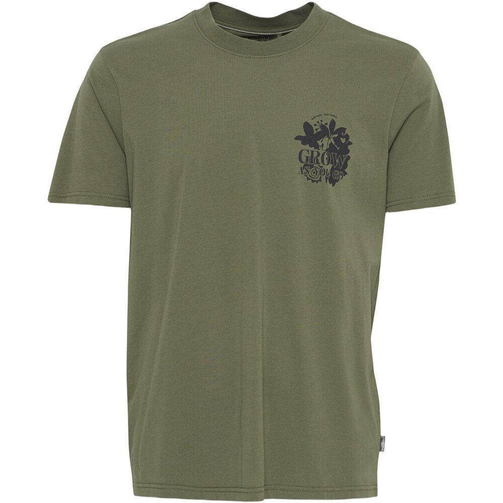 Blend camiseta manga corta hombre flor back tee vista detalle