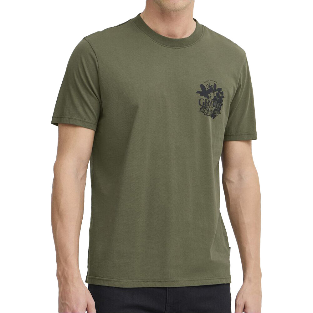 Blend camiseta manga corta hombre flor back tee vista frontal