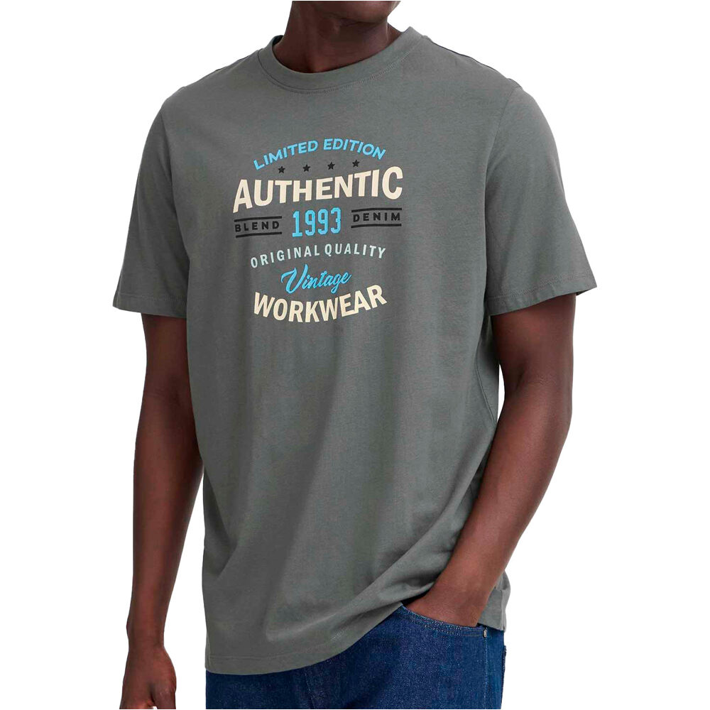 Blend camiseta manga corta hombre _M_tee autentic vista frontal