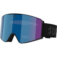 Bliz gafas ventisca G001 MATTE BLACK BROWN W BLUE MULTI vista frontal
