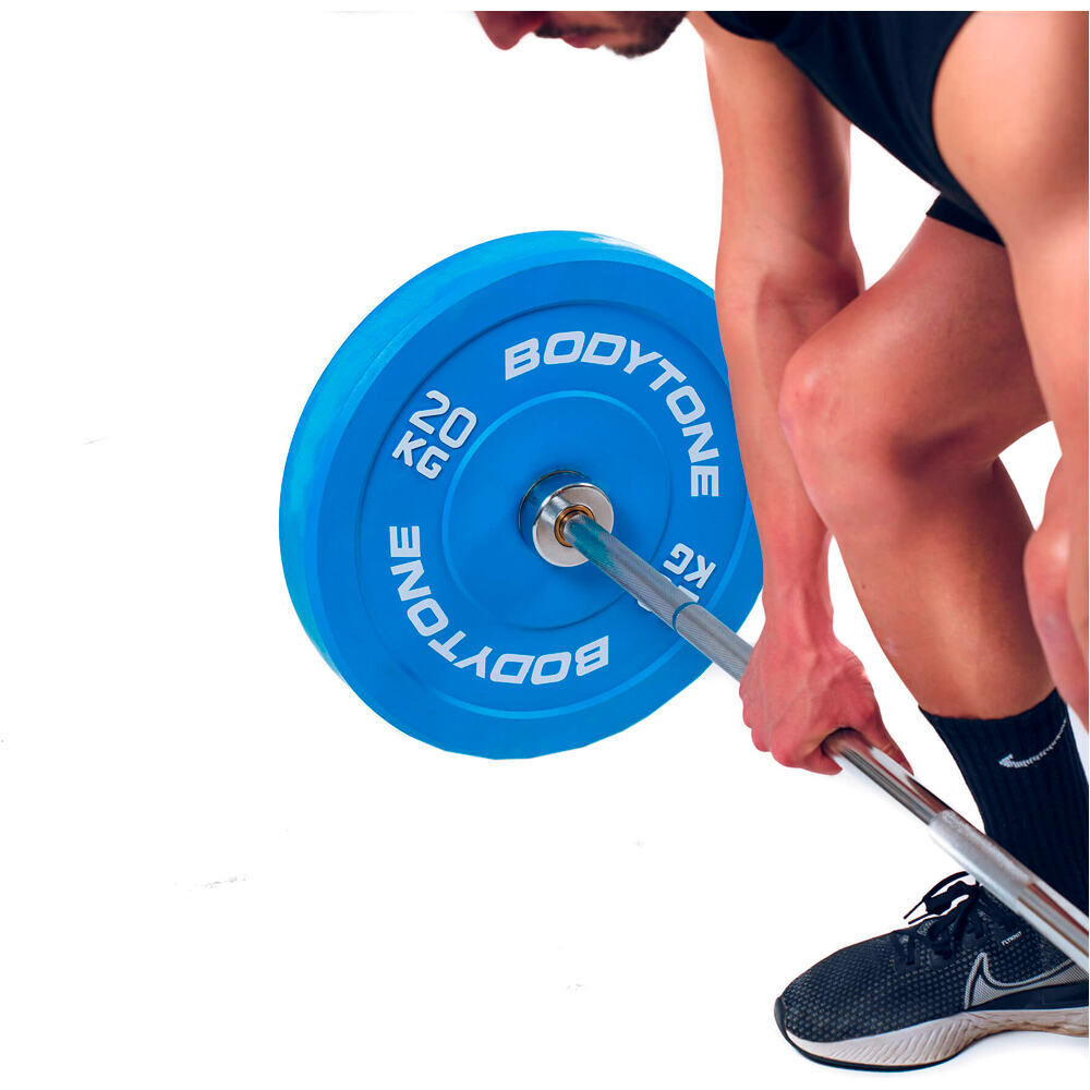 Bodytone disco pesas Bumper de goma maciza 20 kg 03