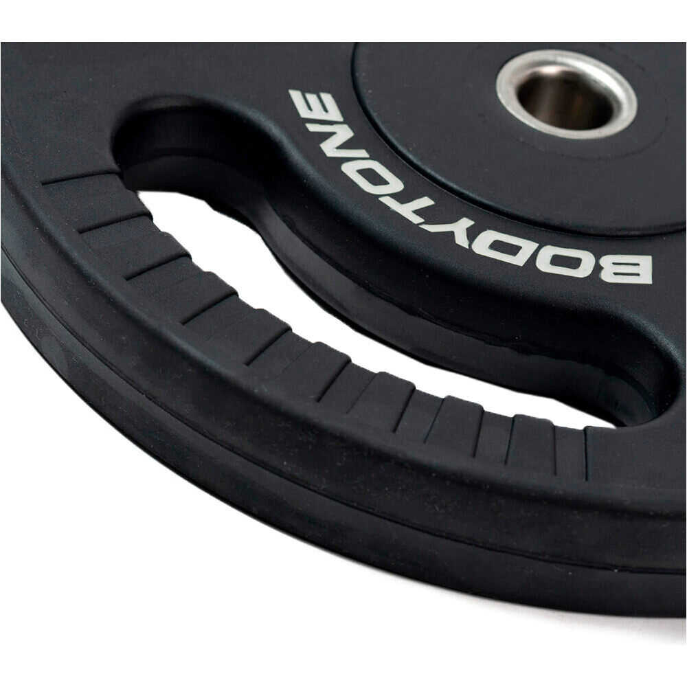 Bodytone disco pesas Disco de goma de 15 kg con agarre 02
