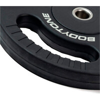 Bodytone disco pesas Disco de goma de 15 kg con agarre 02