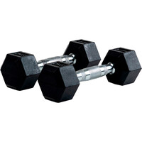 Bodytone mancuernas MANCUERNAS DE GOMA HEXAGONALES 2 KG vista frontal