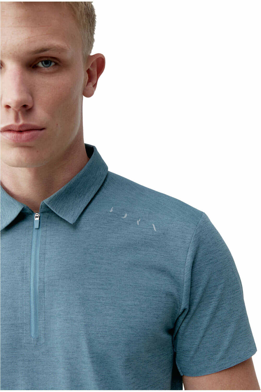 Born Living Yoga camiseta fitness hombre T-shirt Polo Kariba vista detalle