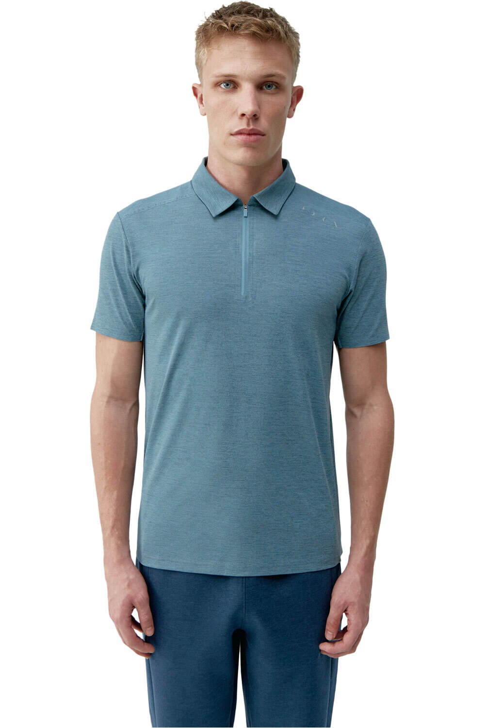 Born Living Yoga camiseta fitness hombre T-shirt Polo Kariba vista frontal