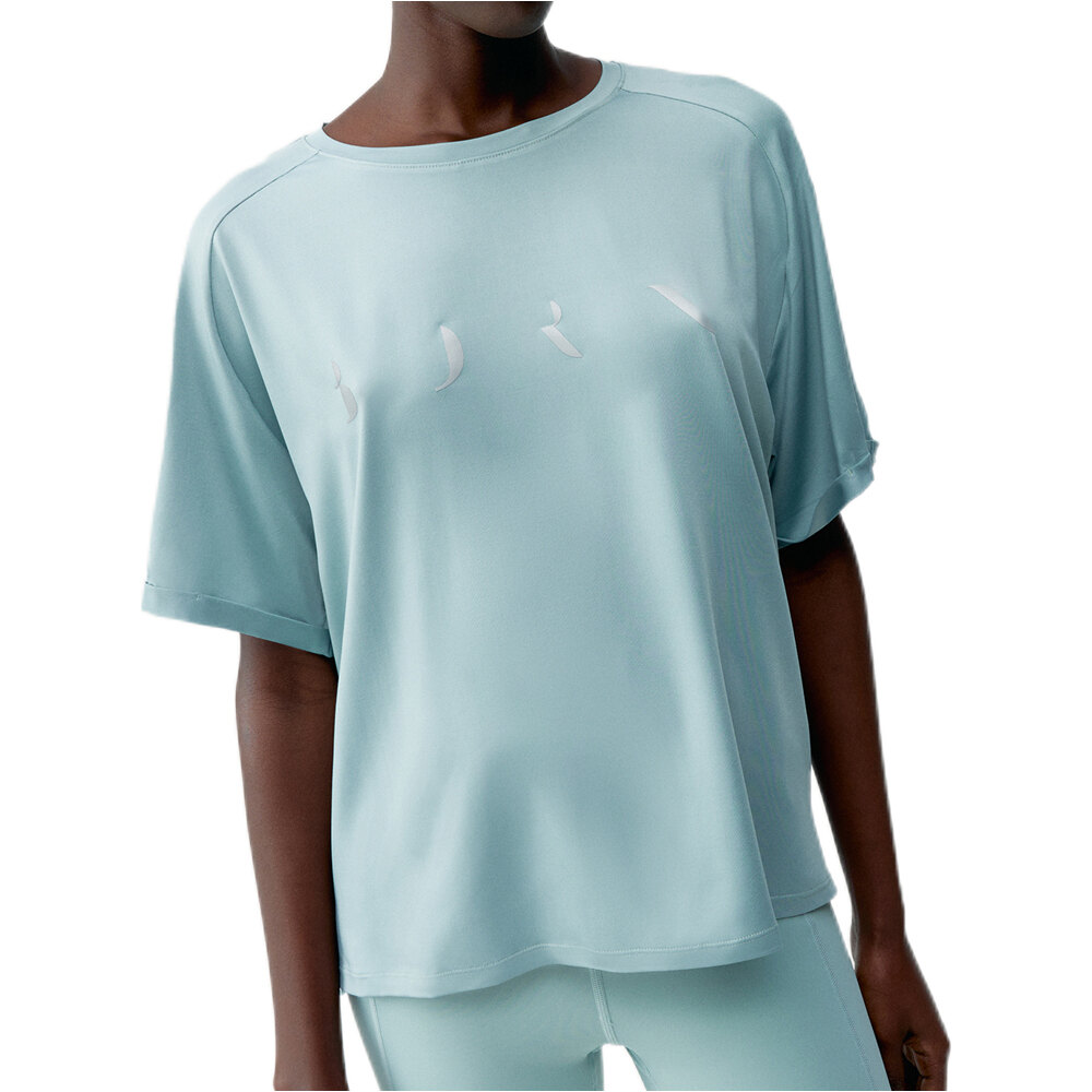 Born Living Yoga camiseta manga corta mujer T-Shirt Vero vista frontal