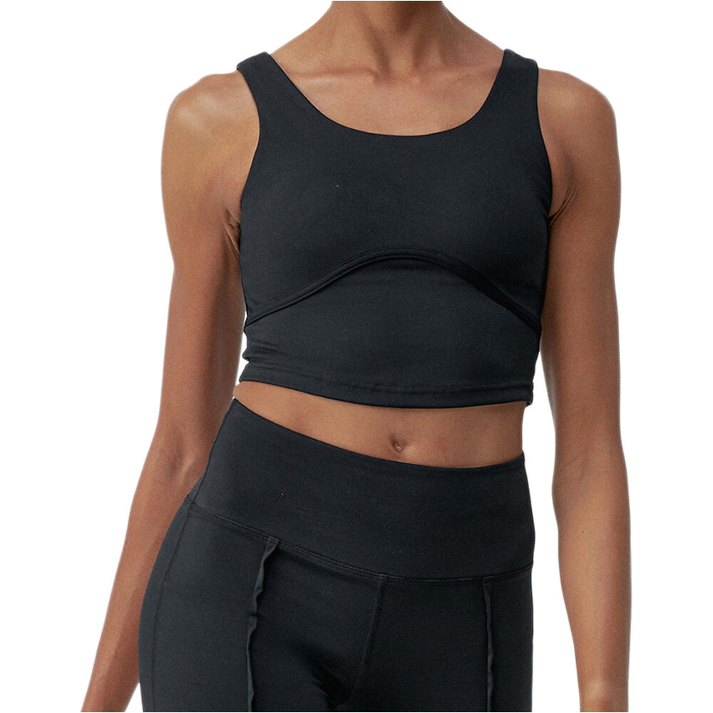 Born Living Yoga Camiseta Tirantes Yoga Top Sayani vista frontal