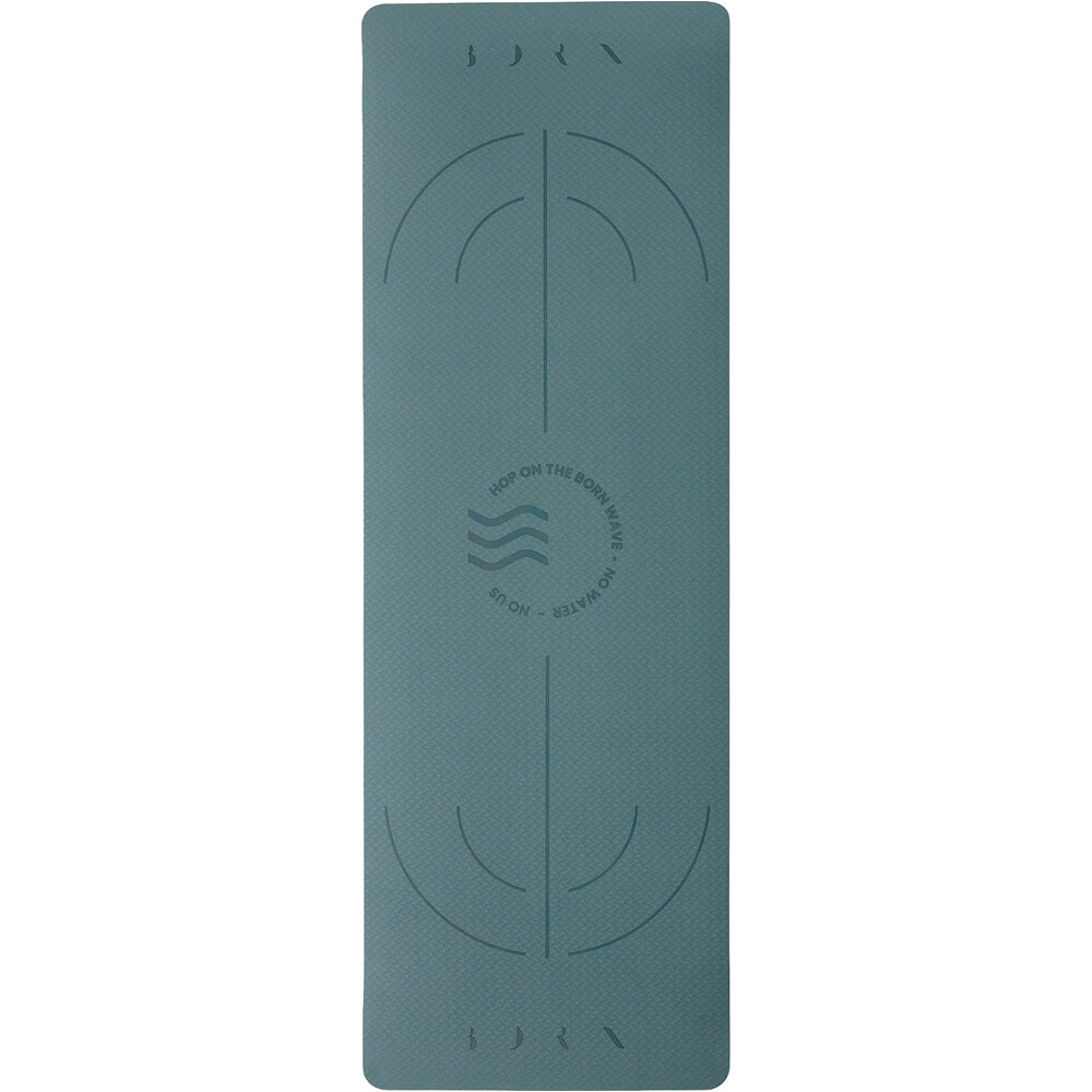 Born Living Yoga Esterilla Yoga Mat Wave vista trasera