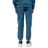 Born Living Yoga pantalon fitness hombre Grau vista trasera