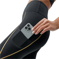 Born Living Yoga pantalones y mallas largas fitness mujer Gold vista detalle