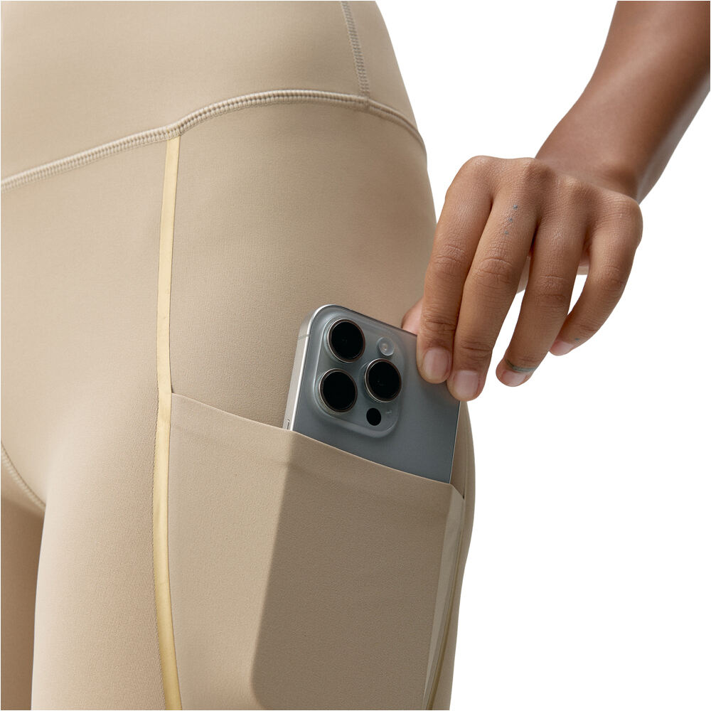 Born Living Yoga pantalones y mallas largas fitness mujer Gold vista detalle