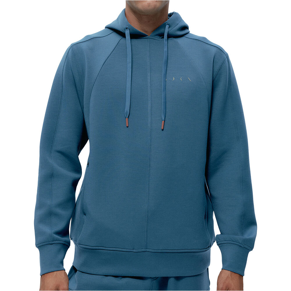 Born Living Yoga sudaderas deportivas hombre Grau vista frontal
