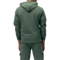 Born Living Yoga sudaderas deportivas hombre Hoodie Biafra vista trasera