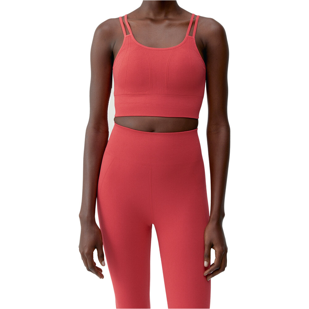 Born Living Yoga Sujetador Yoga Top Blume vista frontal