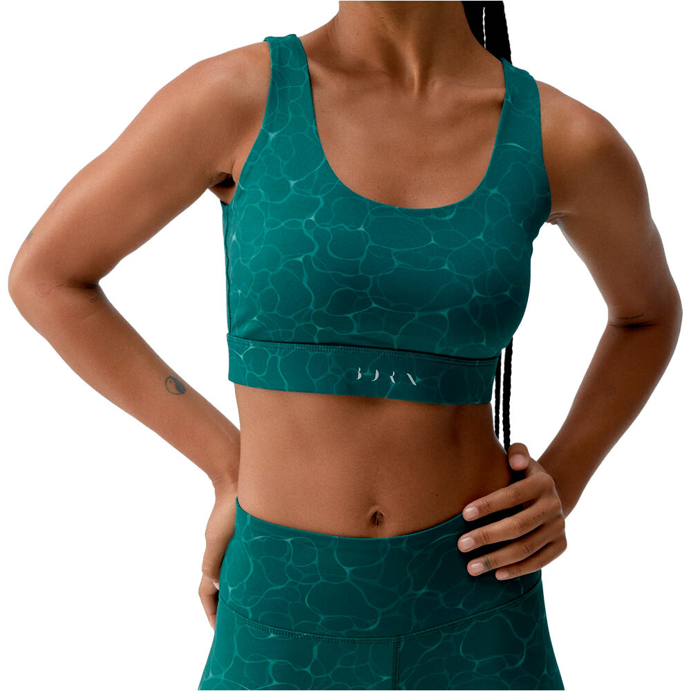 Born Living Yoga Sujetador Yoga Top Organic vista frontal