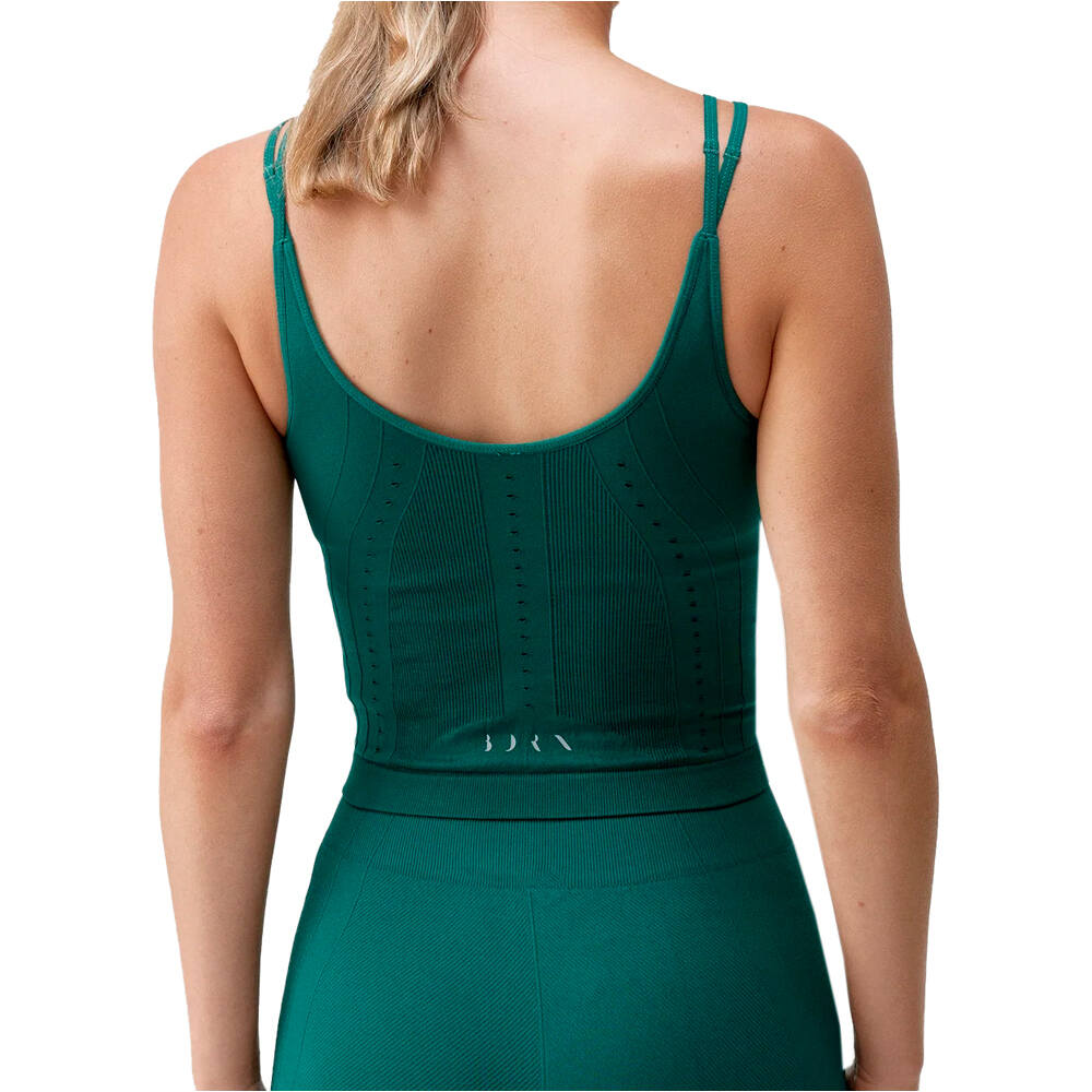 Born Living Yoga Sujetador Yoga Top Shantala vista trasera