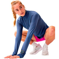 Brooks camiseta entrenamiento manga corta mujer Dash 1/2 Zip 3.0 vista detalle