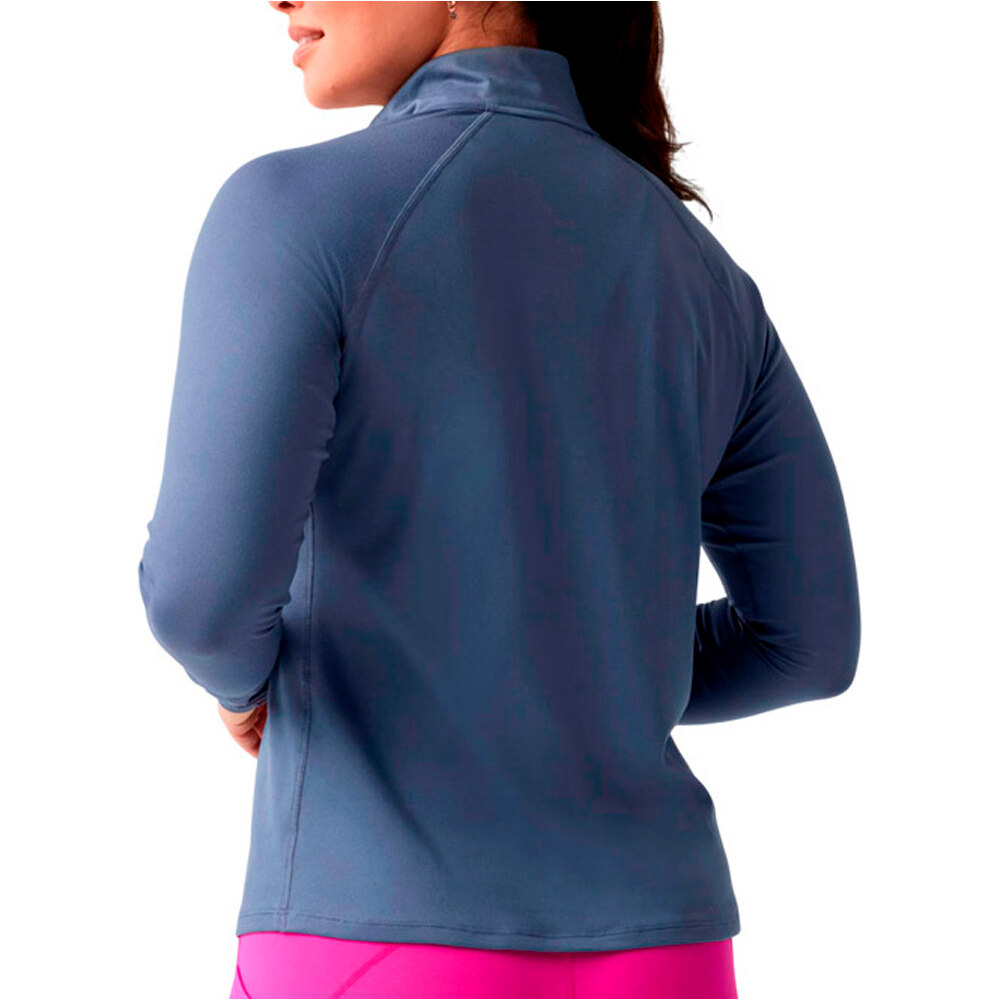 Brooks camiseta entrenamiento manga corta mujer Dash 1/2 Zip 3.0 vista trasera