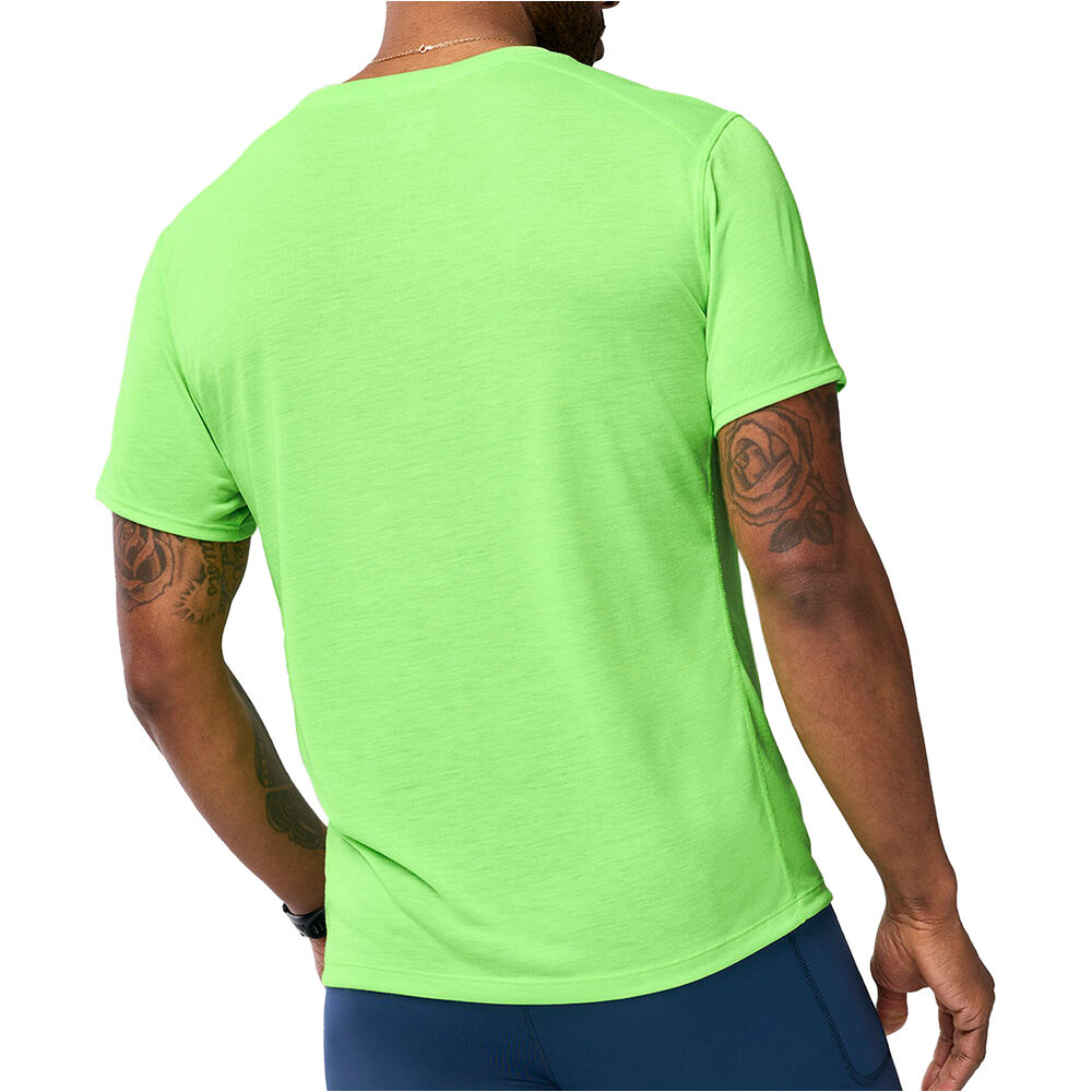 Brooks camiseta técnica manga corta hombre Distance Short Sleeve 3.0 vista trasera