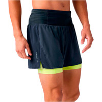 Brooks pantaloneta técnica hombre High Point 5 2-in-1 Short 2.0 vista detalle