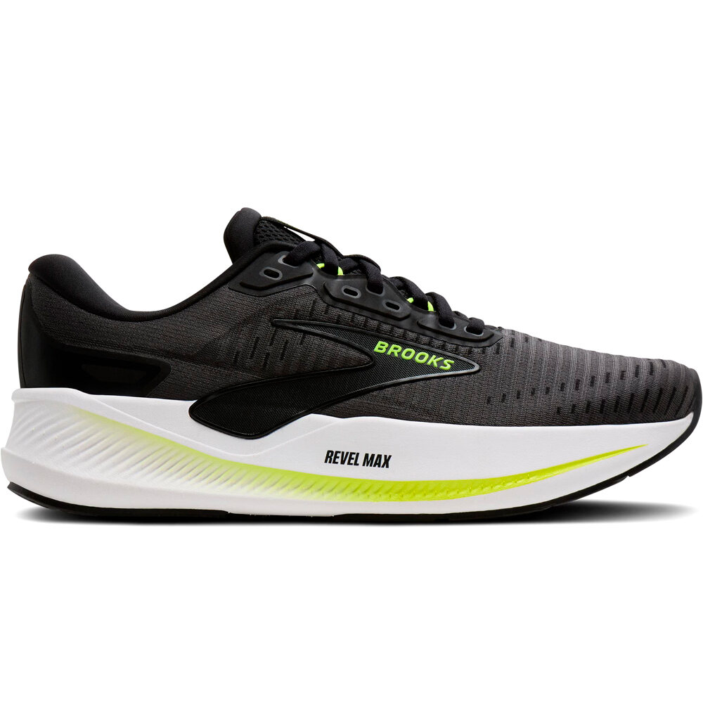 Brooks zapatilla running hombre Revel Max lateral exterior