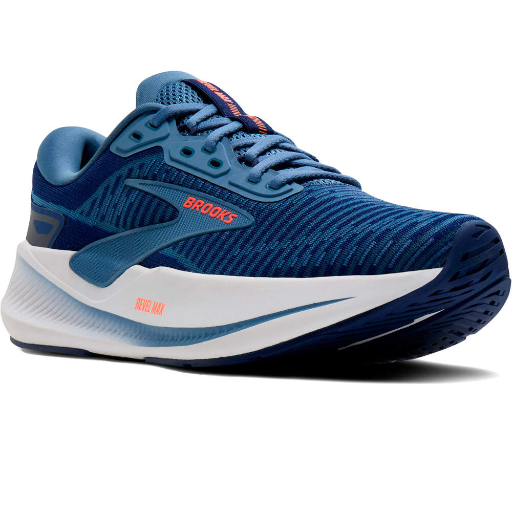 Brooks zapatilla running hombre Revel Max lateral interior