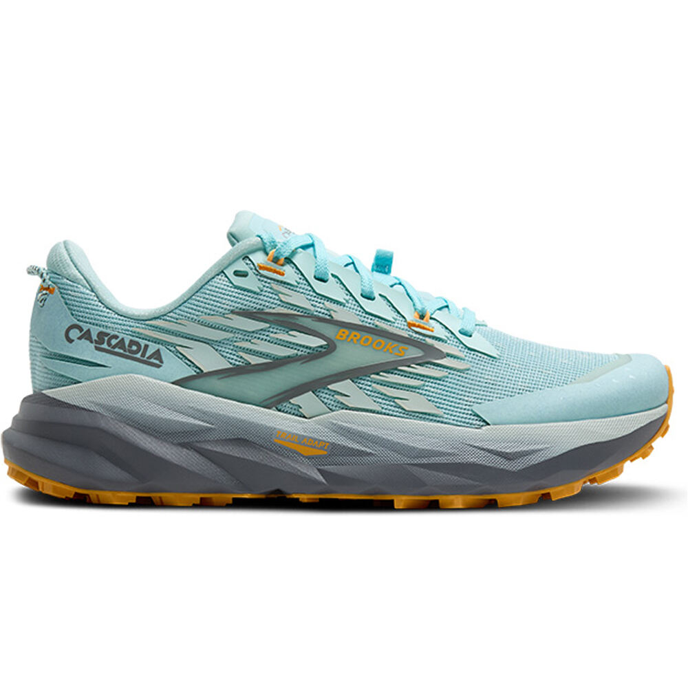 Brooks zapatillas trail mujer Cascadia 19 lateral exterior