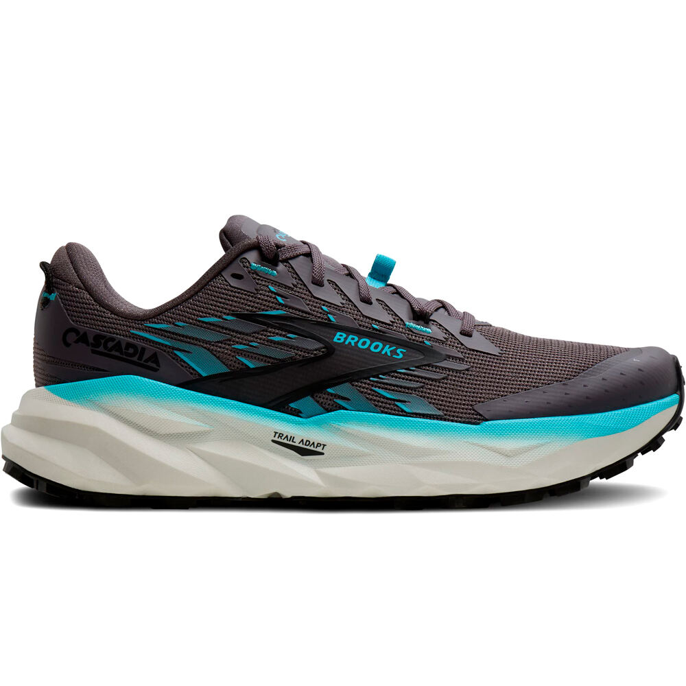 Brooks zapatillas trail mujer Cascadia 19 lateral exterior