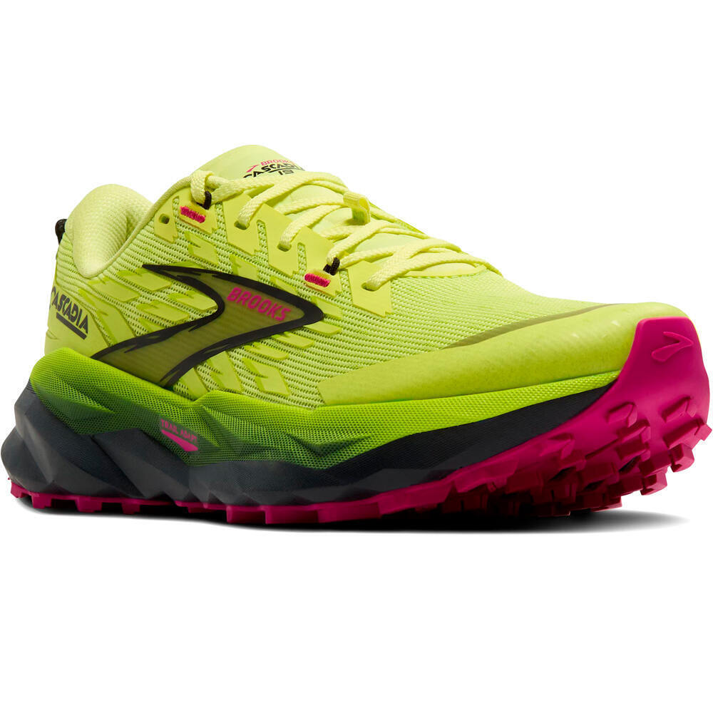 Brooks zapatillas trail mujer Cascadia 19 lateral interior