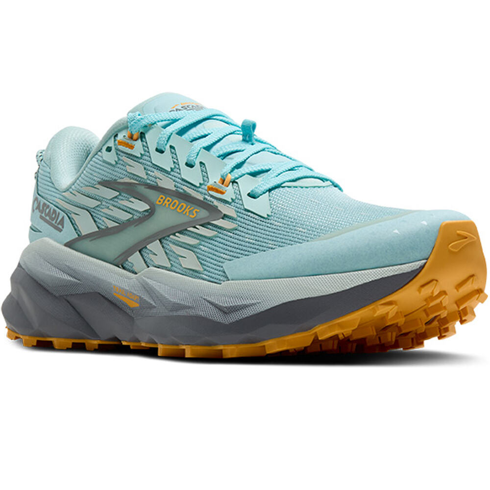 Brooks zapatillas trail mujer Cascadia 19 lateral interior