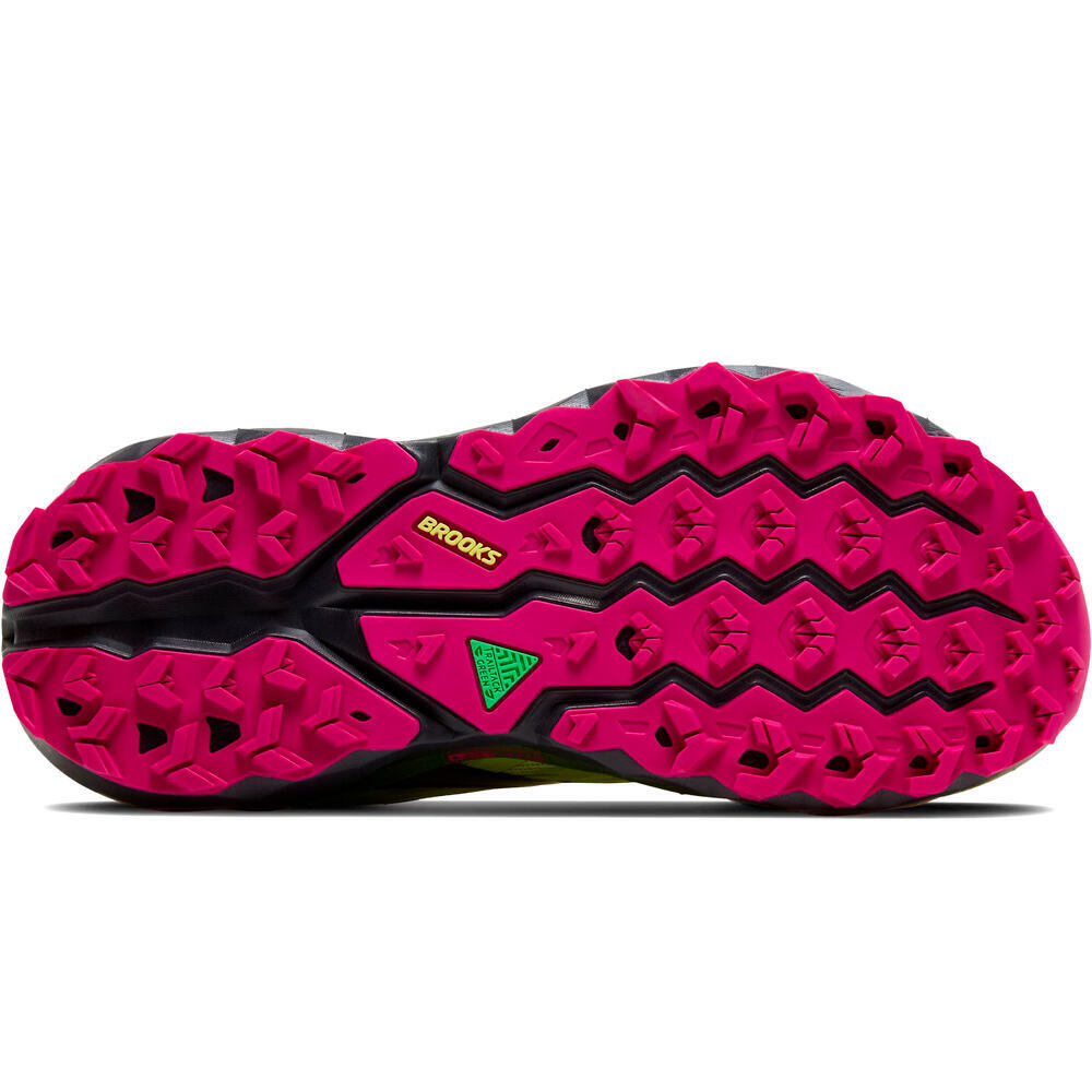 Brooks zapatillas trail mujer Cascadia 19 vista superior