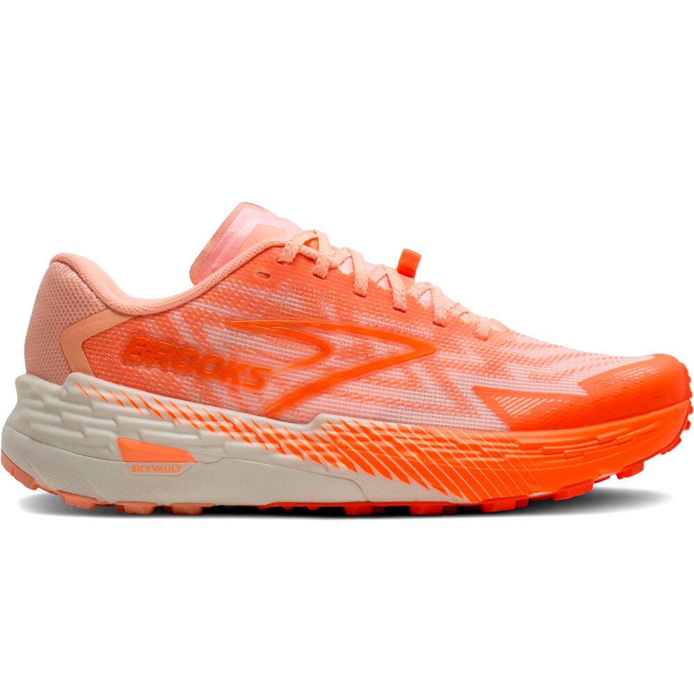 Brooks zapatillas trail mujer Catamount 4 lateral exterior