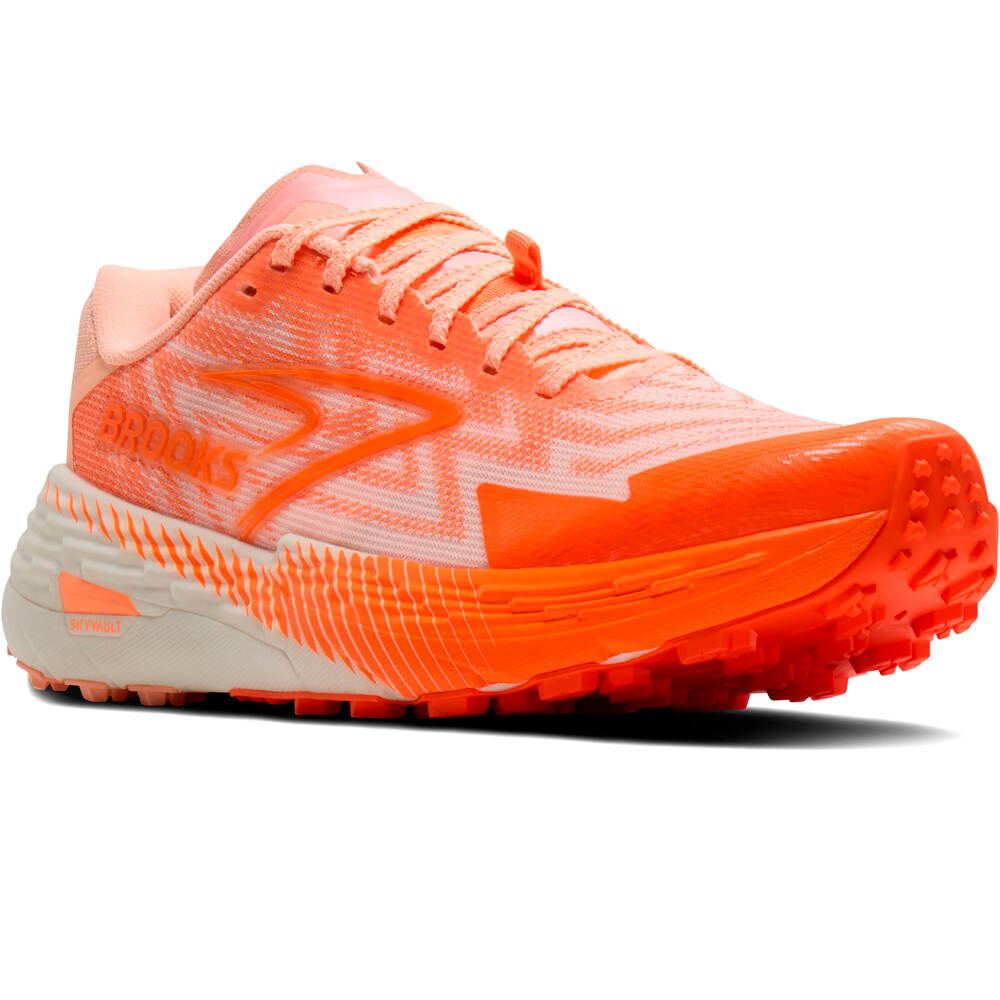 Brooks zapatillas trail mujer Catamount 4 lateral interior