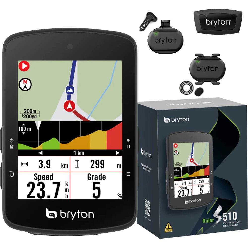 Bryton gps bicicleta GPS BRYTON RIDER S510 T 12