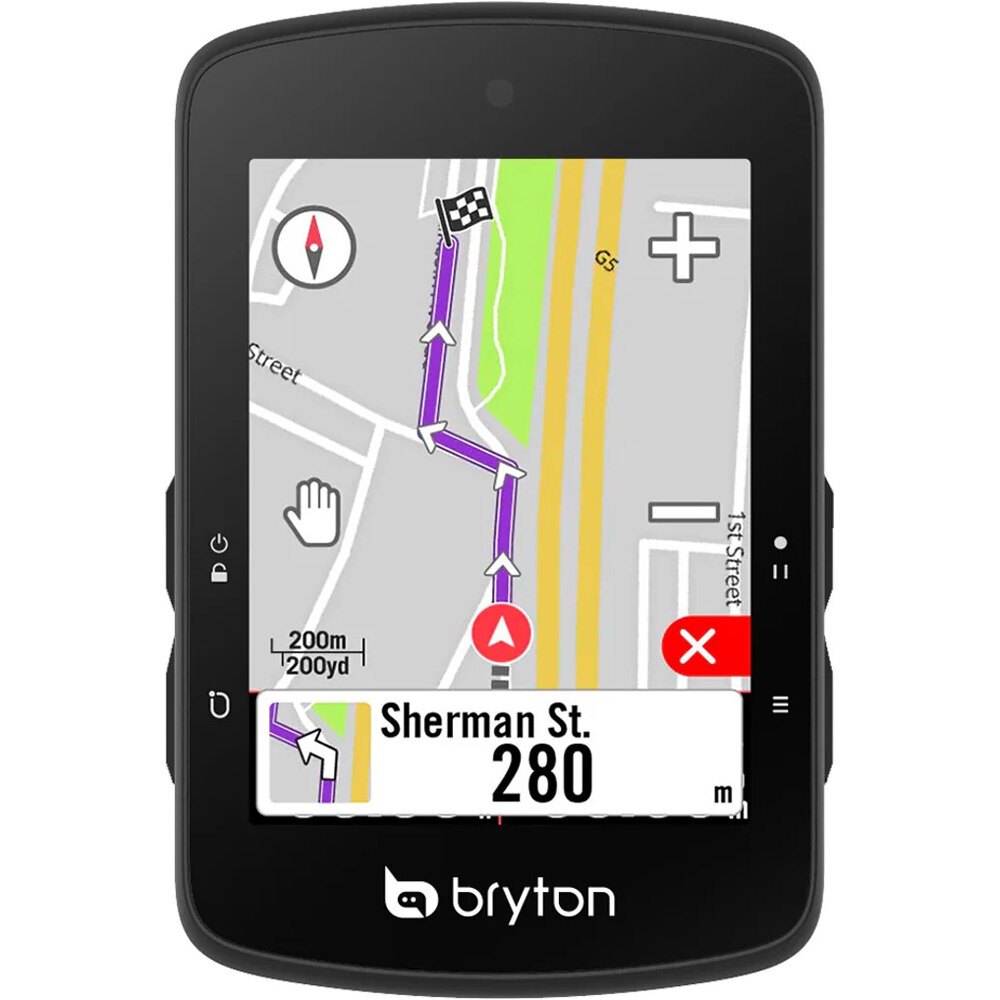 Bryton gps bicicleta GPS BRYTON RIDER S510 T vista frontal