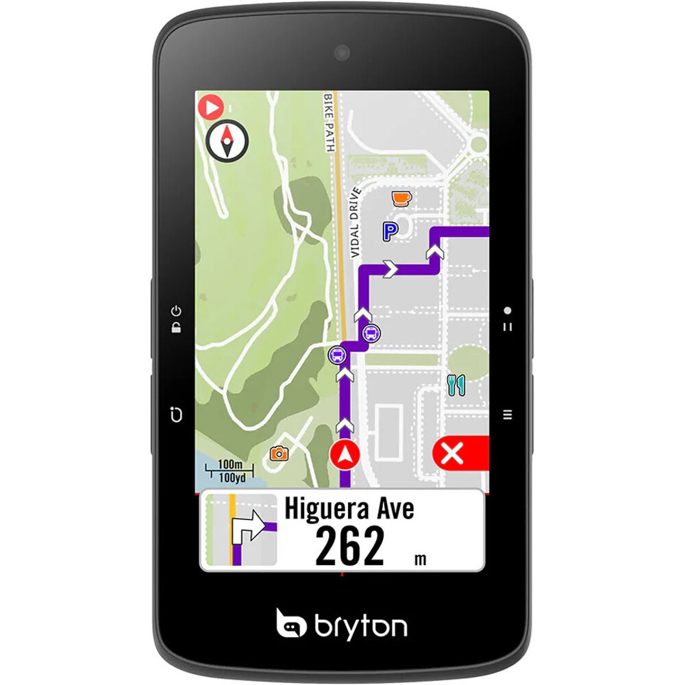 Bryton gps bicicleta GPS BRYTON RIDER S810 E vista frontal