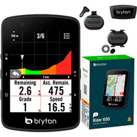 Bryton gps bicicleta Rider 650 T vista frontal