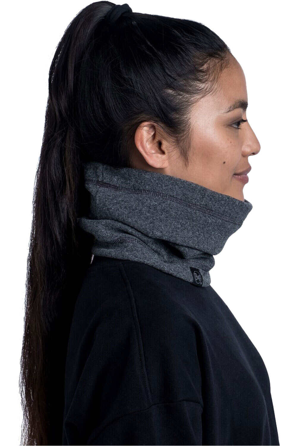 Buff tubular HTR GREY vista frontal