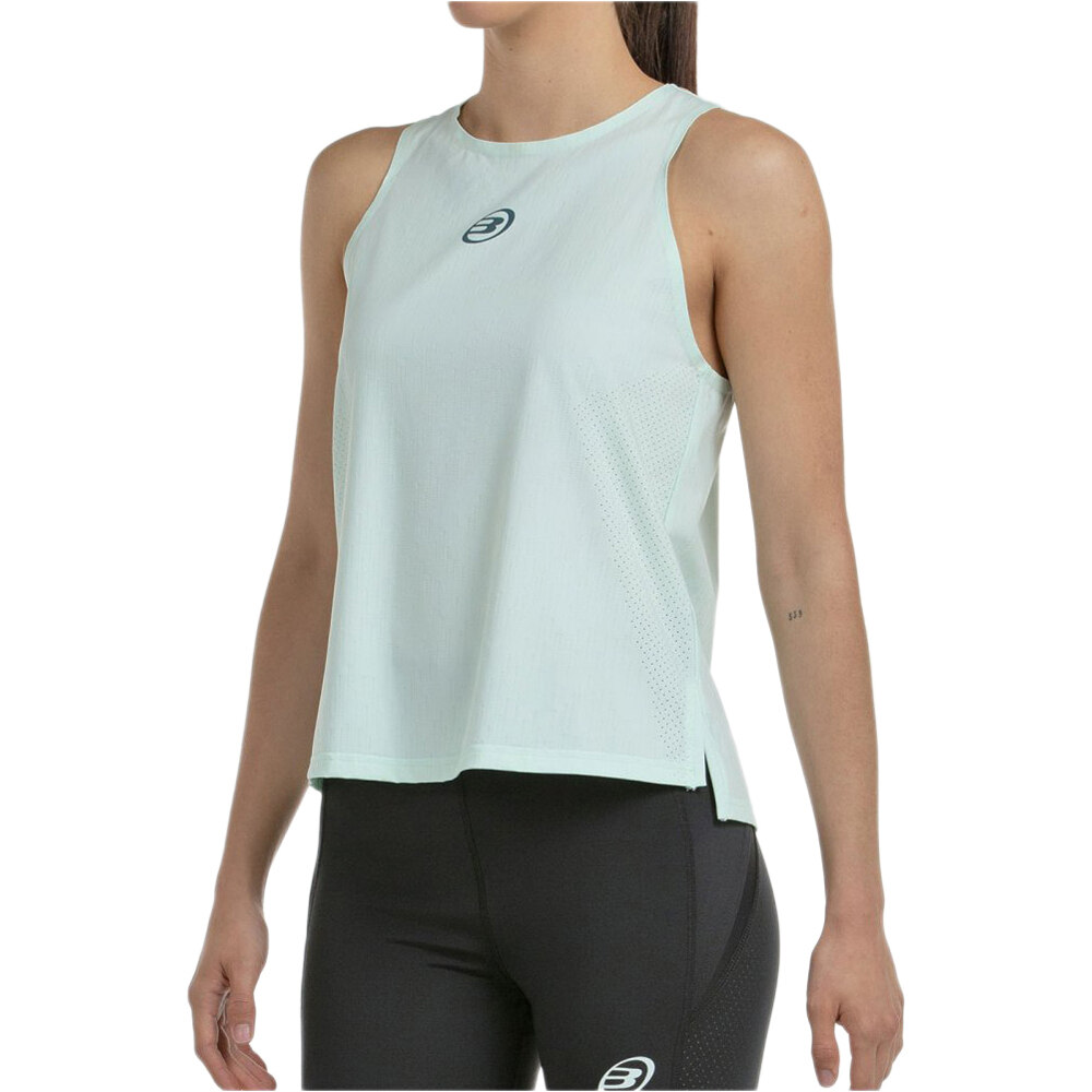 Bullpadel camiseta tenis manga corta mujer ABURE vista detalle