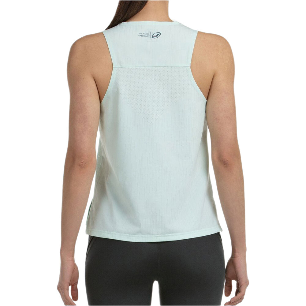 Bullpadel camiseta tenis manga corta mujer ABURE vista trasera