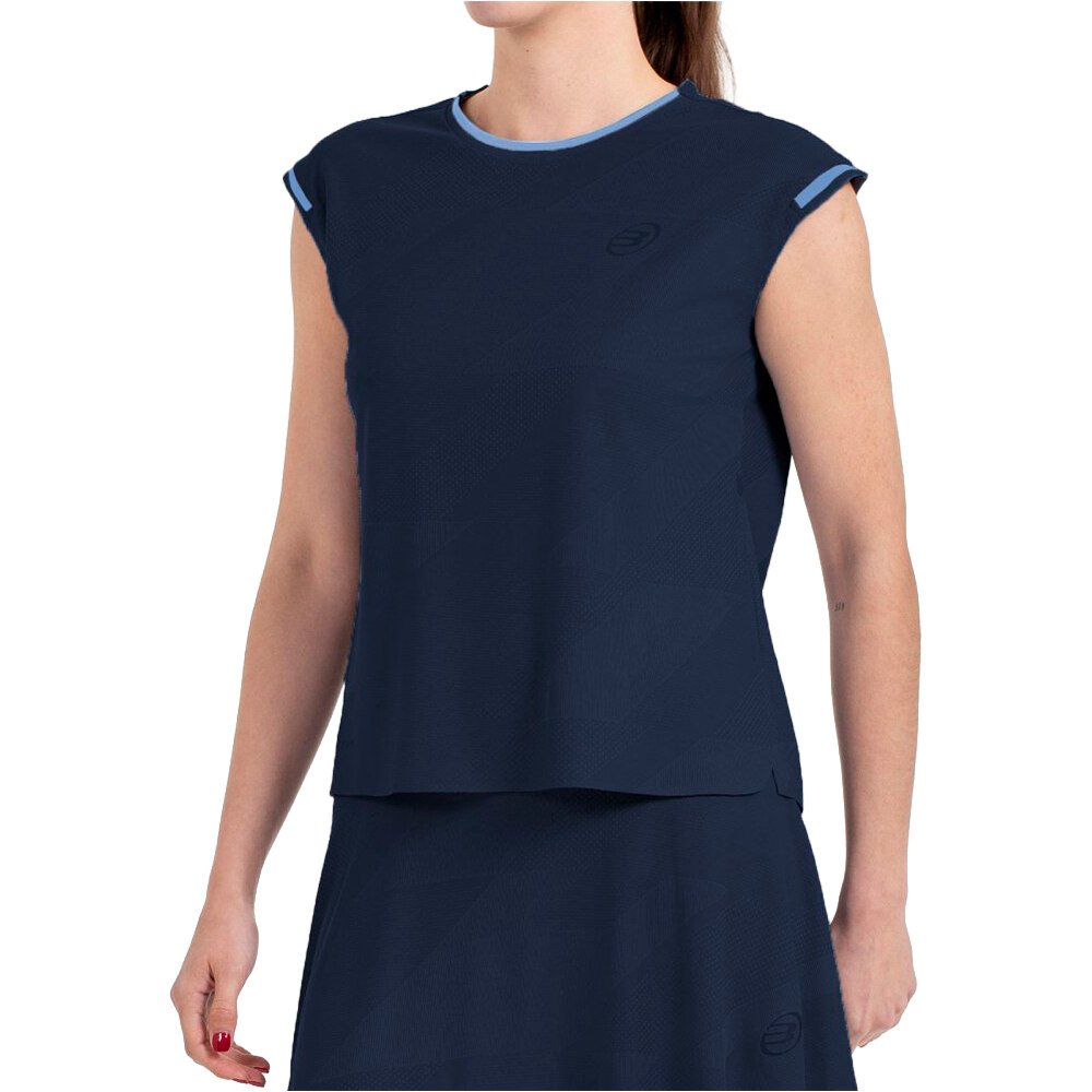 Bullpadel camiseta tenis manga corta mujer PINATAR vista detalle