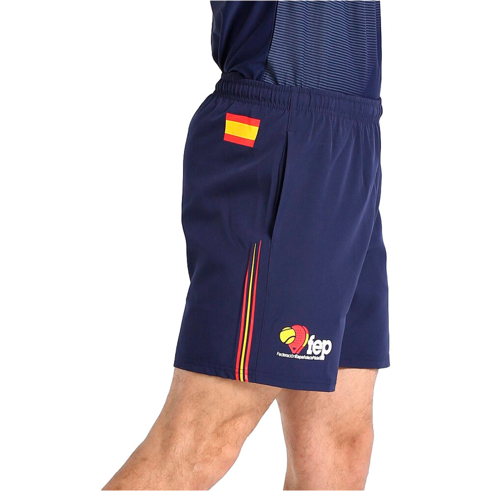 Bullpadel pantalón tenis hombre FLEGE vista detalle