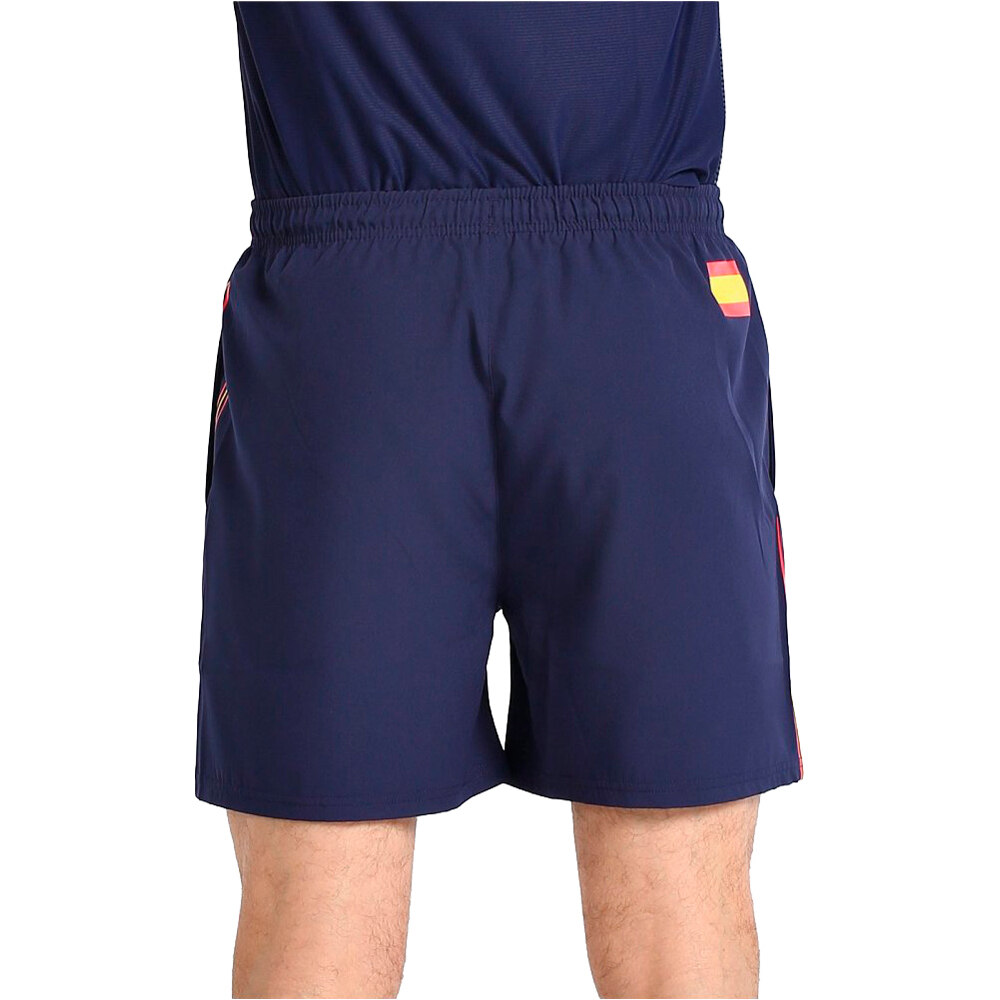 Bullpadel pantalón tenis hombre FLEGE vista trasera