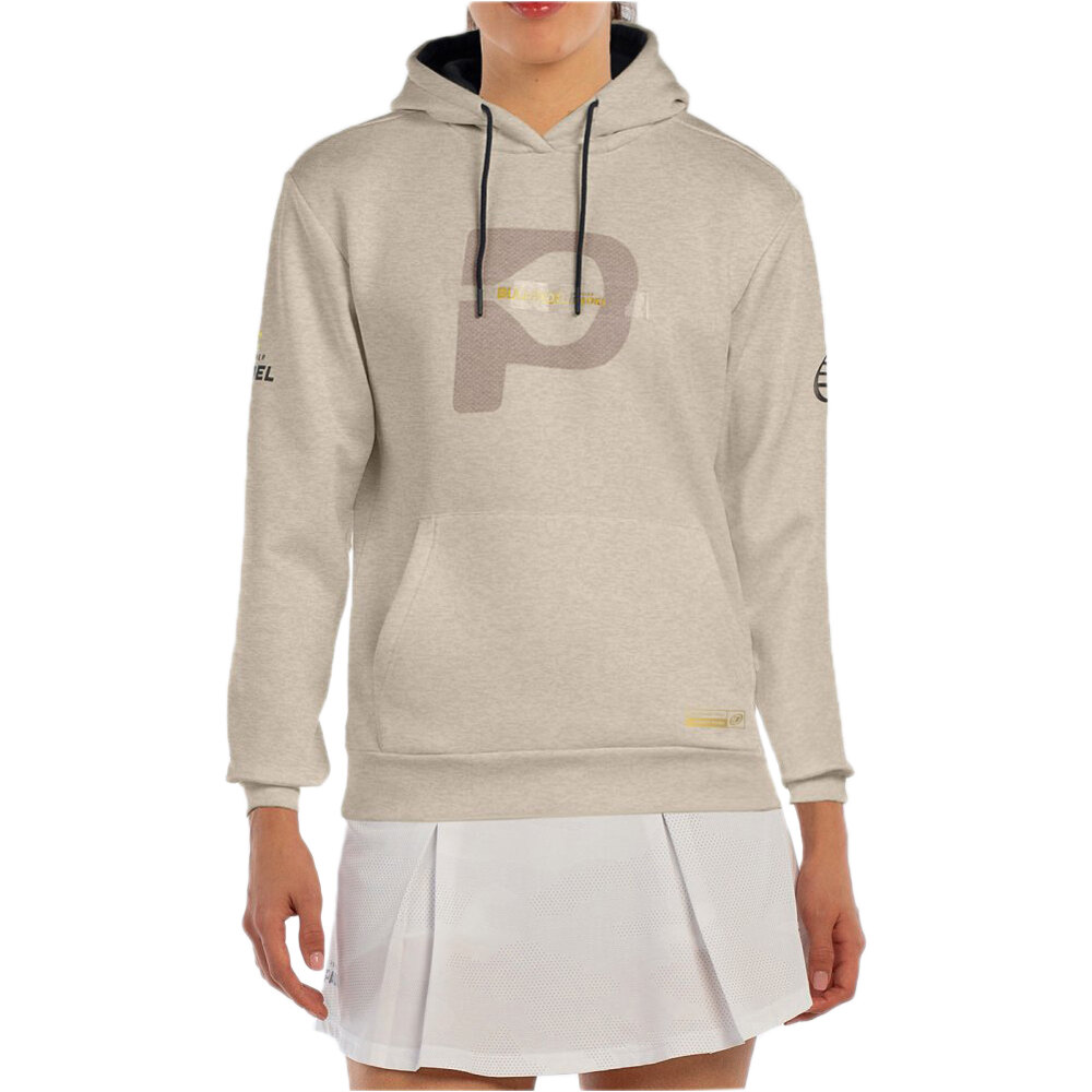 Bullpadel sudadera tenis mujer AEREA vista frontal